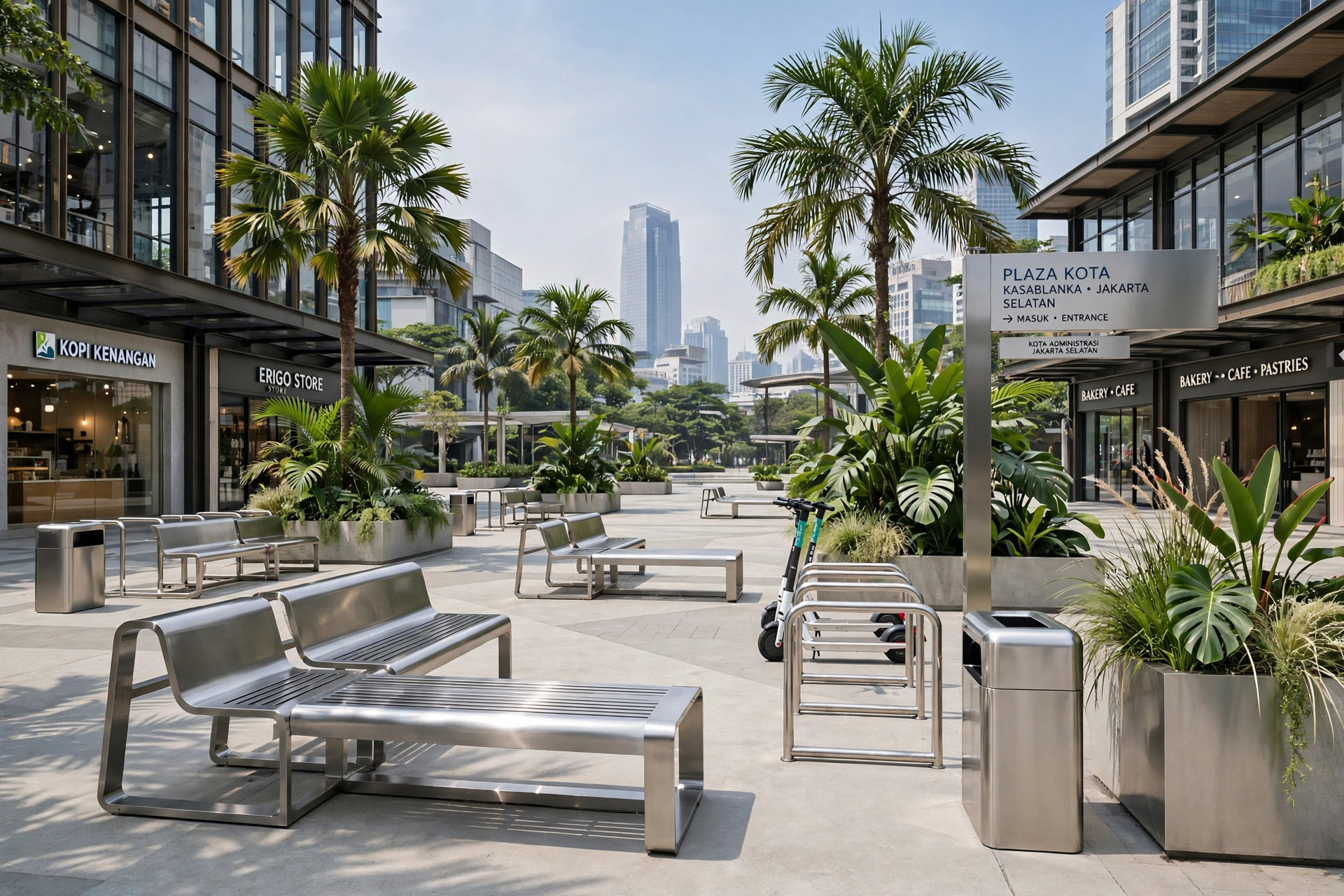 Outdoor Plaza Seating